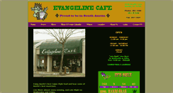 Desktop Screenshot of evangelinecafe.com